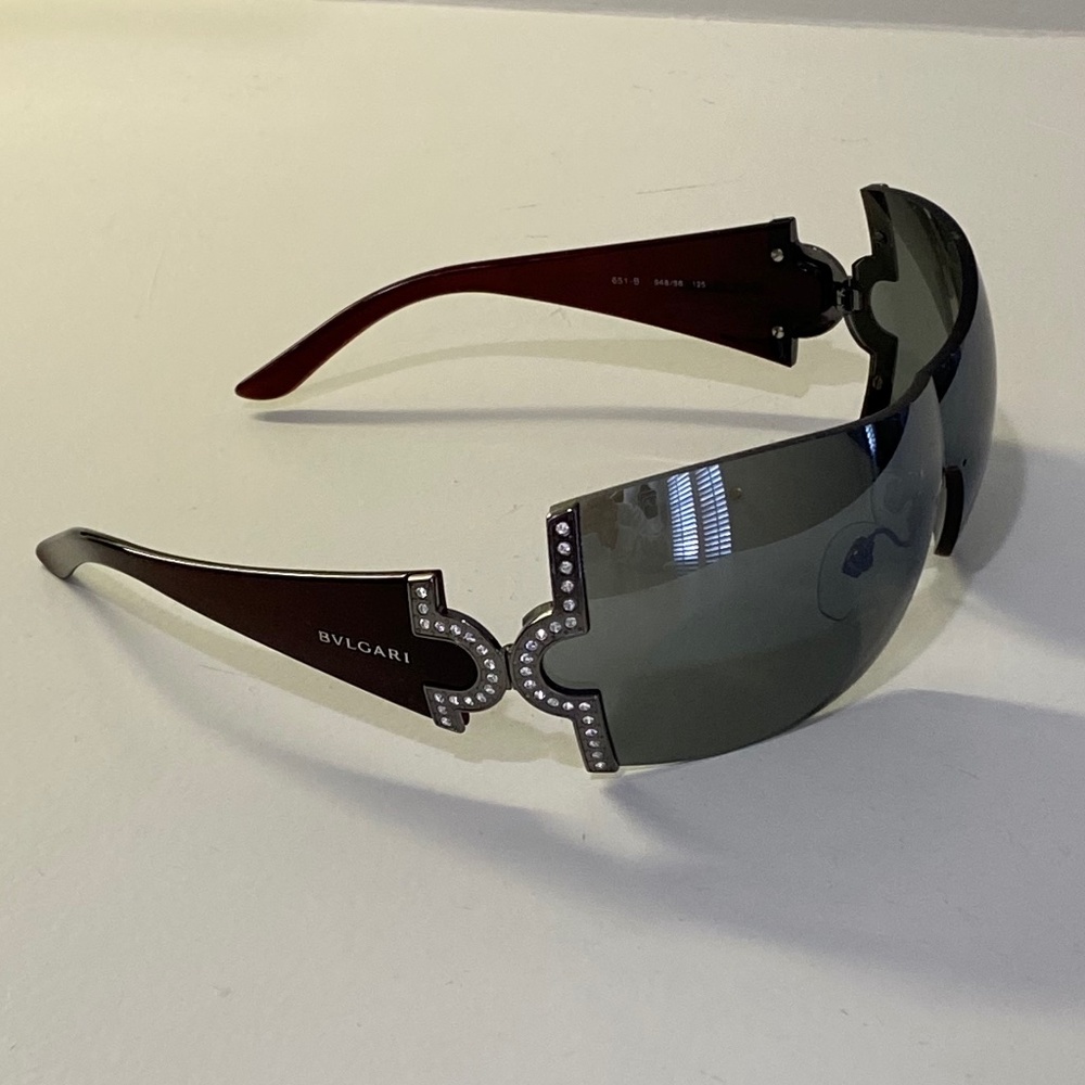 Fabulous Bulgari Swarovski Crystal Sunglasses